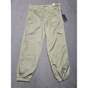 True Religion Bobbi Baggy Cargo Jogger Pants Kalamata Green Size 29 NEW‎ Army